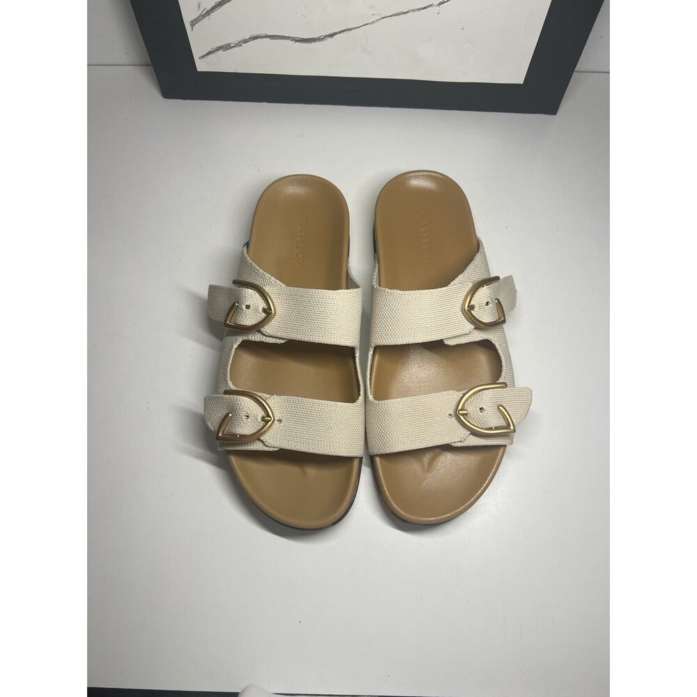 Rothy’s The Buckle Slide In Sea Salt W8.5 - Picture 15 of 15